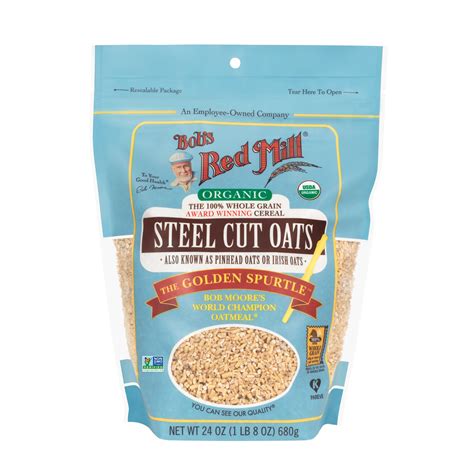 bob's organic cooking steel cut oats 2-boxes|organic steel cut oats.